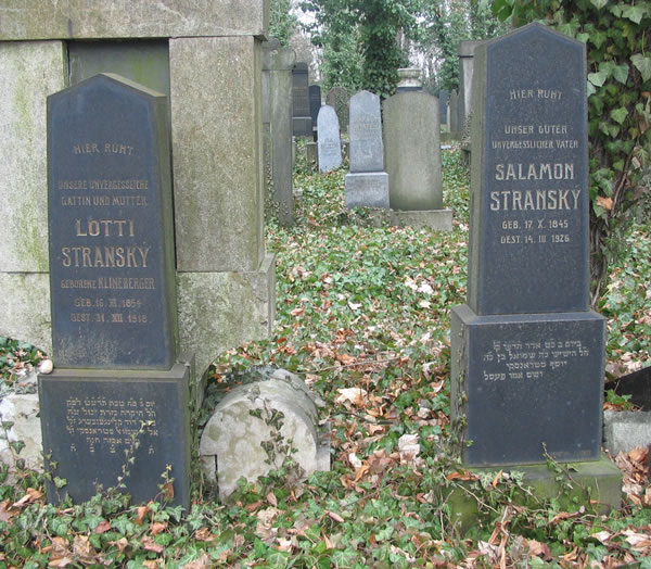 Grave of Lotti & Salomon Stransky ©Lucia Kralikova